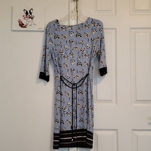 Light blue floral dress